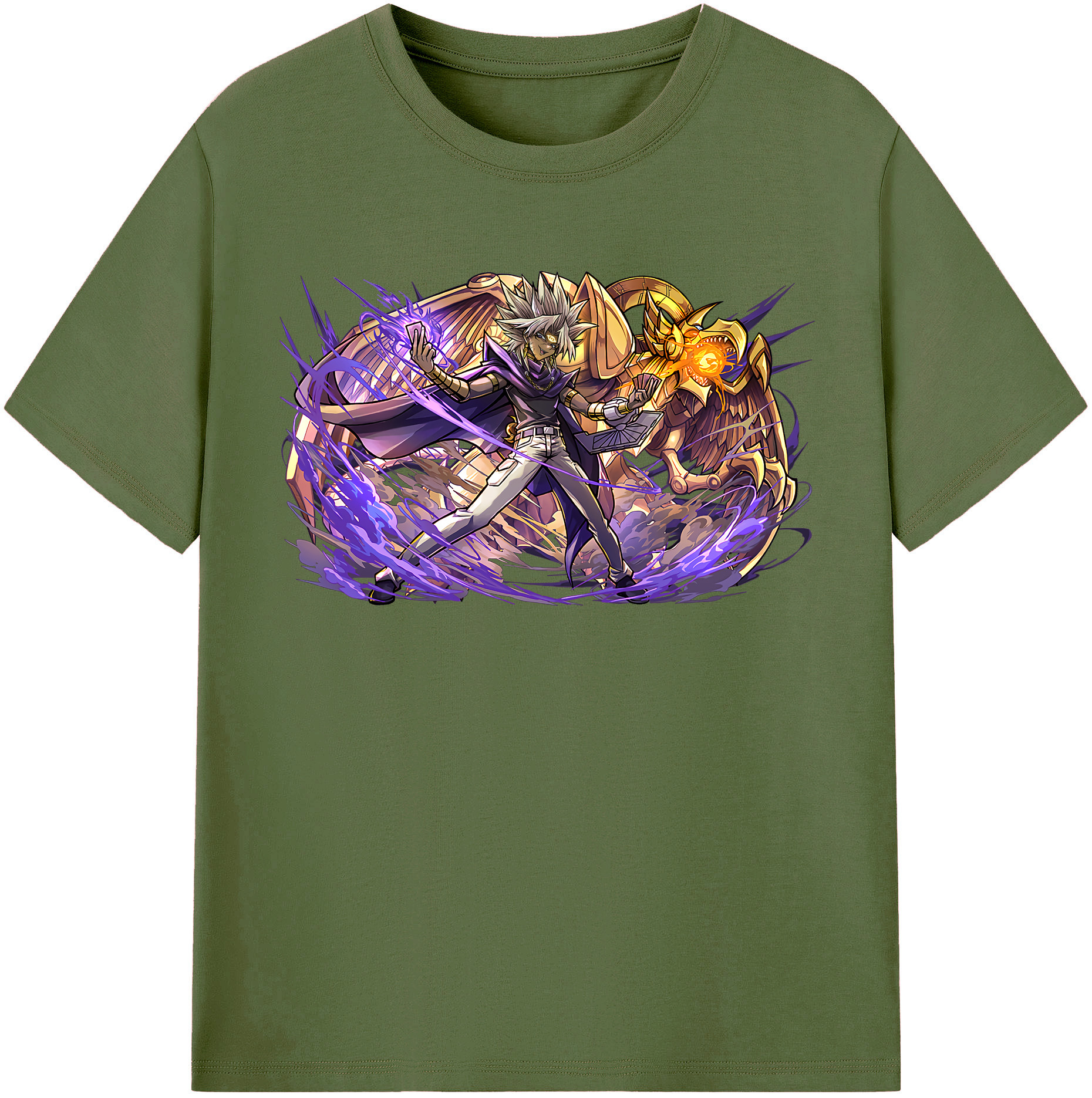 （画像用） 遊☆戯☆王 Yu-Gi-Oh! 綿100％半袖Tシャツ（フロントプリント）